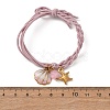 304 Stainless Steel Enamel & Resin Charms Bracelets BJEW-B170-01G-01-3