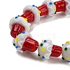 Handmade Bumpy Lampwork Beads Strands LAMP-C013-01-3