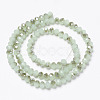 Electroplate Glass Beads Strands EGLA-A034-J4mm-E04-2