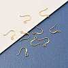 Brass Earring Hooks X-KK-F824-012G-4