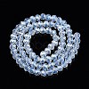 Electroplate Glass Beads Strands EGLA-A044-J6mm-A06-3