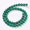Synthetic Malachite Beads Strands X-TURQ-P028-04-8mm-2