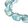 Natural Green Fluorite Beads Strands G-NH0032-A01-01-6