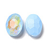 Mocha Fluorescent Style Glass Rhinestone Cabochons GGLA-M005-01B-211MK-2