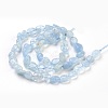 Natural Aquamarine Beads Strands X-G-F575-11-1