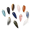 Natural & Synthetic Gemstone Pointed Pendants G-F705-01G-1