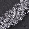 Synthetic Quartz Crystal Beads Strands GSR14mmA039-1-1
