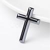 Non-Magnetic Synthetic Hematite Pendants G-D802-02-1