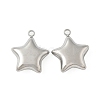 304 Stainless Steel Pendants STAS-S186-01A-P-1
