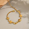 304 Stainless Steel Star & Sun & Moon Link Bracelets for Women PP4213-1-2