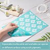 2Pcs Self-Adhesive Silk Screen Printing Stencil DIY-GF0004-15-3