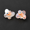 Evil Eye Glass Butterfly Beads G-P485-01B-4