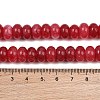 Dyed Natural White Jade Beads Strands G-G107-A43-01-4