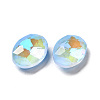 Mocha Fluorescent Style Glass Rhinestone Cabochons GGLA-M005-01A-211MK-3