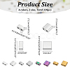320Pcs 8 Styles Electroplate Glass Seed Beads SEED-WR0001-07-2