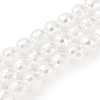 Electroplated Glass Pearl Beads Strands BSHE-C007-A01-01-1-1