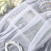 Polyester Elastic Eyelet Fabric AJEW-WH20006-273F-3
