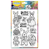 PVC Plastic Clear Stamps DIY-WH0618-0325-8