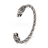 Viking 304 Stainless Steel Open Cuff Bangles for Men BJEW-U001-07H-G-1