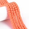 Handmade Polymer Clay Beads Strands X-CLAY-T020-09G-7