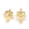 Autumn Theme 304 Stainless Steel Pendants X-STAS-G176-38G-2