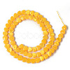 Spray Painted Natural Freshwater Shell Beads Strands X-SHEL-N026-69B-2