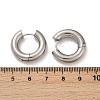 202 Stainless Steel Polishing Hoop Earrings EJEW-M106-02P-03-5