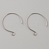 Brass Earring Hooks KK-WH0044-141B-P-1