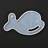 Dolphin Shaped Silhouette Silicone Cup Mat Molds DIY-I065-02-2