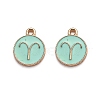 Alloy Enamel Pendants ENAM-S124-01A-15A-1