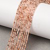 Natural Black Gold Rutilated Quartz Beads Strands GG-CBA9631-C02-02-1