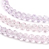 Transparent Painted Glass Beads Strands X1-DGLA-A034-T4mm-A05-4