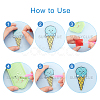 DIY Diamond Painting Keychain Kits DIY-SC0016-59-4