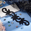 Flower Hotfix Rhinestone DIY-WH0504-33C-5