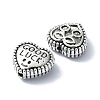 Tibetan Style Alloy Beads TIBEB-F065-08AS-12-2