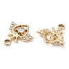 Alloy Rhinestone Pendants PALLOY-P303-03C-G-2