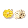 Alloy Enamel Pendants ENAM-O001-07F-G-2