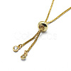 Brass Cubic Zirconia Bolo Tennis Bracelets BJEW-I272-02C-3