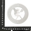 201 Stainless Steel Laser Cut Connector Charms STAS-Z116-01P-01-3