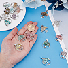 30Pcs 10 Styles Tibetan Style Alloy Pendants PALLOY-HY00062-3
