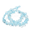 Handmade Millefiori Glass Heart Bead Strands LK-P017-12-3