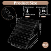 Transparent Acrylic 7 Layers Nail Polish Display Rack ODIS-UN0001-22A-3