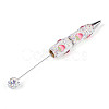 Resin & Polymer Clay Pave Rhinestone Ball-Point Pen AJEW-T013-04G-2