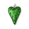 Brass Enamel Pendants KK-Q098-22P-01-1