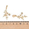 SHEGRACE Brass Micro Pave Cubic Zirconia Peg Bails XGRQ5S715-848-G-3