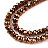 Electroplate Glass Beads Strands EGLA-T021-04H-3