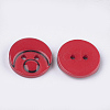 Resin Buttons BUTT-Q041-06A-07-3