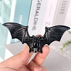 Natural Obsidian Carved Bat Figurines PW-WG8A6A6-01-3