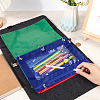 4Pcs 4 Colors Oxford Cloth with Alloy Pen Cases for 3-Ring Binder AJEW-CP0008-01-3