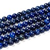 Natural Lapis Lazuli Beads Strands X-G-G087-8mm-1
